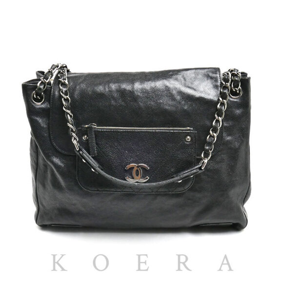 CHANEL Handbags - CHANEL Pocket in the City Flap Shoulder Bag, Black, Women's